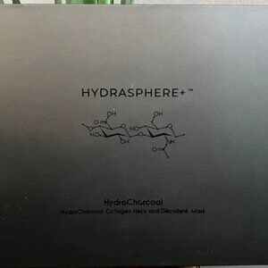 HYDRASPHERE HYDRO CHARCOAL COLLAGEN NECK & DECOLLETE MASK-BRAND NEW-SEALED